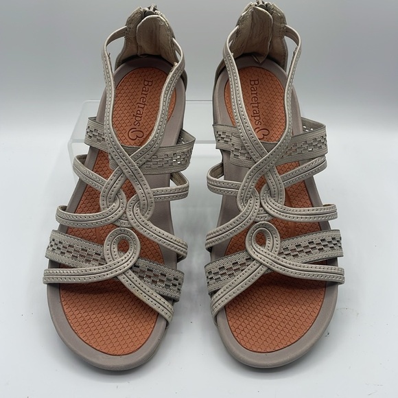 BareTrap Solaura Elegant Beige Strappy Sandals, size 6 - Picture 3 of 7